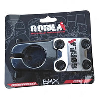 Potencia para bicicleta BMX TONYBIKESGDL Gorila profesional de metal con sujeción de cuatro tornillos en empaque