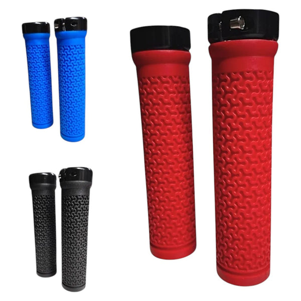 PUÑO TPE MTB CELÉSTIAL 130MM AROS NEGROS ROJO