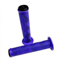 Puños para bicicleta TONYBIKESGDL Gorilla de color morado con textura ergonómica y tapones negros para manillar