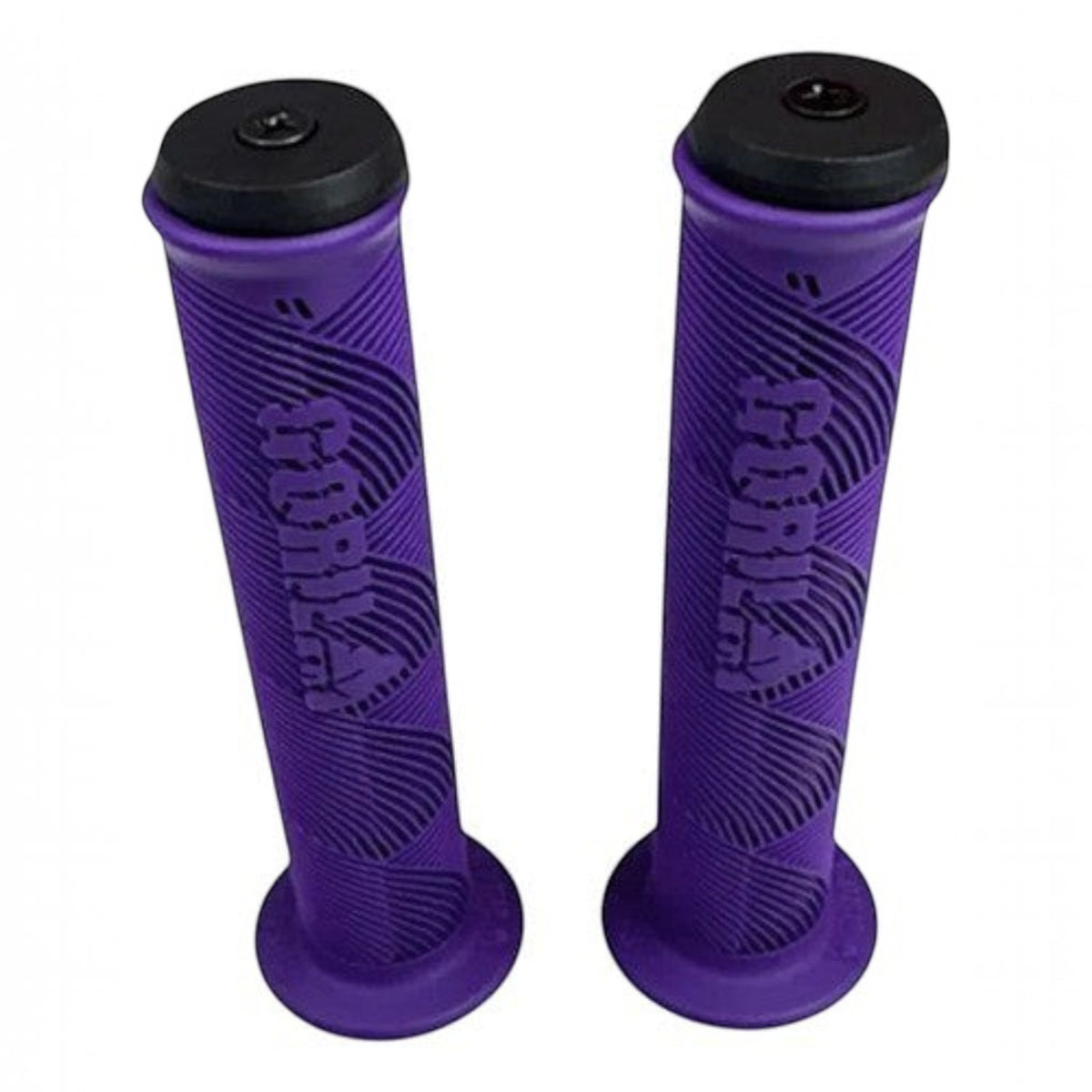 Puños Bmx Gorila Jumper Antiderrapantes C/tapon Resistentes Morado