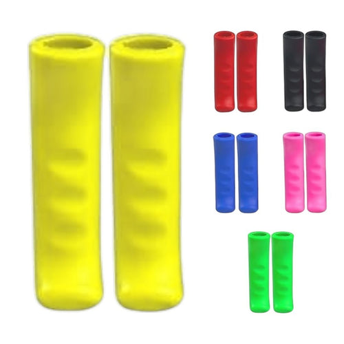 Puños de goma antideslizantes TONYBIKESGDL para manillar de bicicleta en varios colores vibrantes y diseño ergonómico.