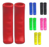 Puños de silicona TONYBIKESGDL antideslizantes para bicicleta y scooter en varios colores vibrantes