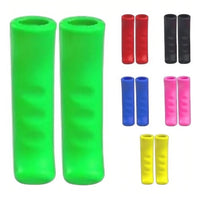 Puños de silicona TONYBIKESGDL para bicicleta y scooter en varios colores vibrantes con diseño ergonómico antideslizante