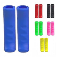 Puños de silicona TONYBIKESGDL antideslizantes para bicicleta y scooter en varios colores vibrantes