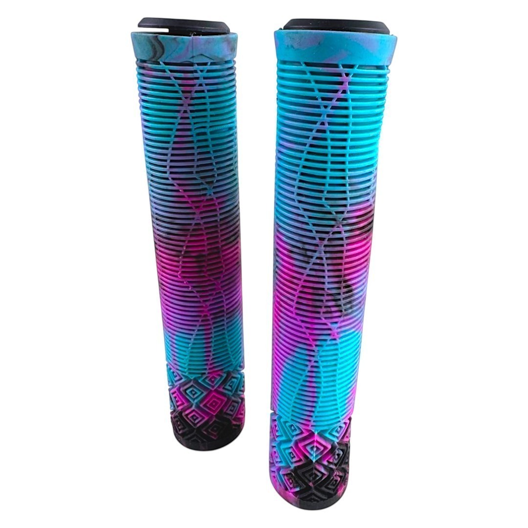 Puños Bike Element Para Bicicleta Goma Con Tapon AQUA/rosa