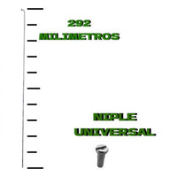 Radio de acero inoxidable TONYBIKESGDL de 292 mm con niple universal para mantenimiento de ruedas de bicicleta
