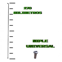 Set de radios negros de 270 mm con niples universales para bicicleta, marca TONYBIKESGDL, alta resistencia y durabilidad