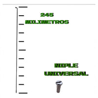 Set de radios TONYBIKESGDL de 245 milímetros con niples universales de alta resistencia para ruedas de bicicleta