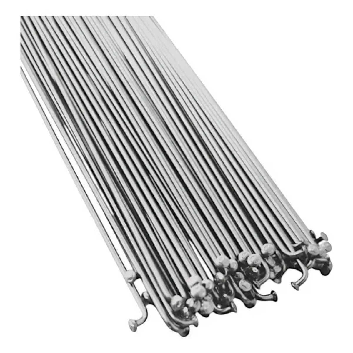 JUEGO DE RAYOS CROMADO PARA RIN R26 DE BICICLETA 72 pz 270mm