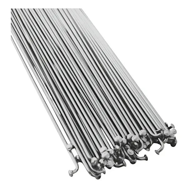 JUEGO DE RAYOS CROMADO PARA RIN R26 DE BICICLETA 72 pz 270mm
