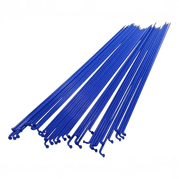 JUEGO DE RAYOS AZUL PARA RIN 26 PARA BICICLETA 72 pz 270mm
