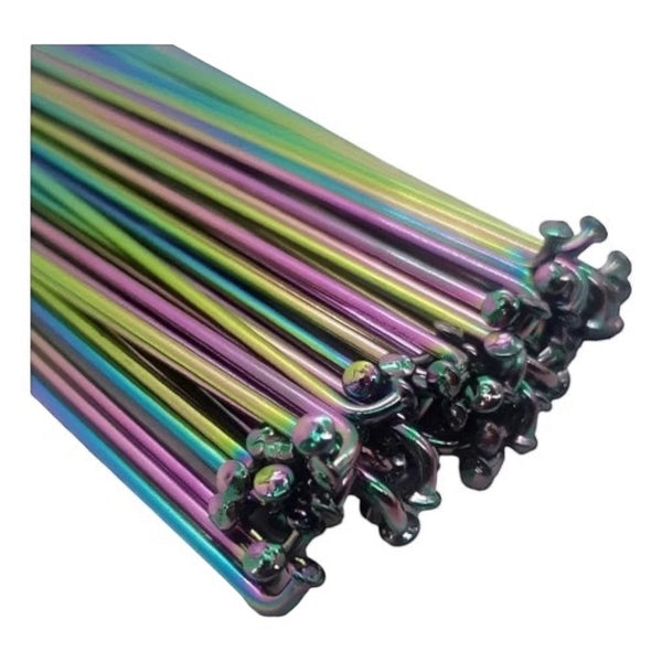 JUEGO DE RAYOS TORNASOL PARA RIN R20 DE BICICLETA 72 pz 188mm
