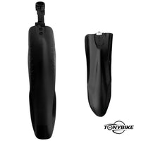 Set de guardabarros TONYBIKESGDL universales en polímero negro mate para bicicleta de montaña y urbana