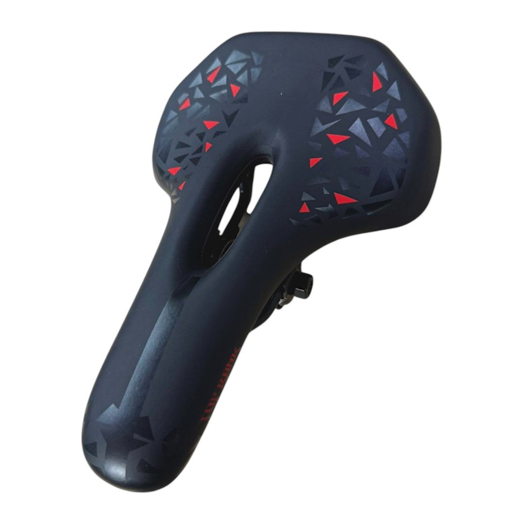 ASIENTO MTB ANTIPROSTATICO MOD TR04 NEGRO ROJO PARA MTB