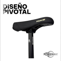 Sillín pivotal TONYBIKESGDL Fakie negro para BMX con diseño ergonómico y ajuste de ángulo preciso