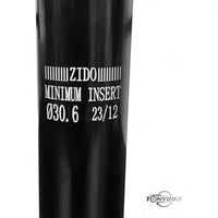 Tija de sillín pivotal Zido negra de 30.6 mm con marca de inserción mínima de TONYBIKESGDL