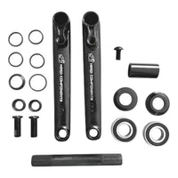 Crankset Hard Components 3 Pzs Centro Mid Bmx Cromoly Vgbikes Reforzado