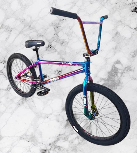 Bicicleta Centro Mid, Gorila Savage Tornasol/Negro, Rodado 20