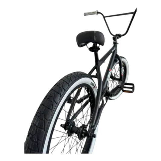 Bicicleta Gorila Bmx Savage Rodado 20 Negro/Blanco, Centro Mid Trucos