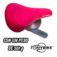 ASIENTO MISFIT CGR GAMUZA STUNTBIKE/MTB ROJO